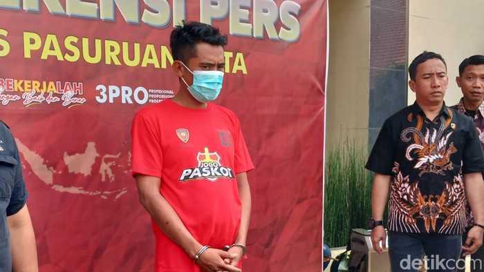 kernet pembacok sopir truk di Pasuruan