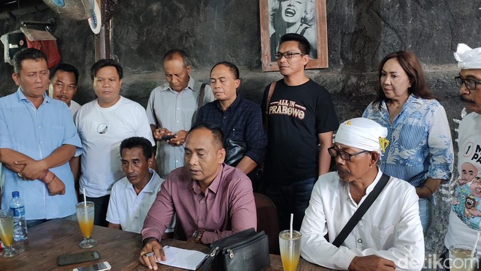 Konferensi pers tim kuasa hukum Mulia-PAS di Tabanan, Bali, Jumat (4/10/2024).