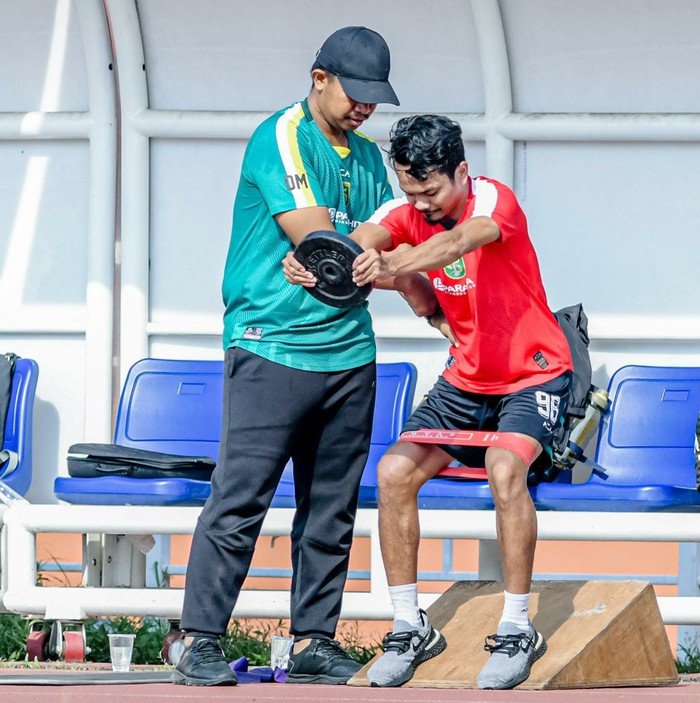 Muhammad Hidayat ketika menjalani pemulihan
