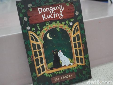 Penulis Boy Candra saat menyambangi kantor detikcom pada Rabu (2/10/2024).