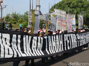 Lagi, Petani Tayu Pati Gelar Demo Tuntut Tanah Nenek Moyang Dikembalikan