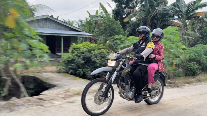 Polisi di Inhu ajak istri sosialisasi pilkada damai. (Dok Polres Inhu)