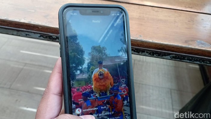 Repro unggahan Jeje saat kampanye di Subang