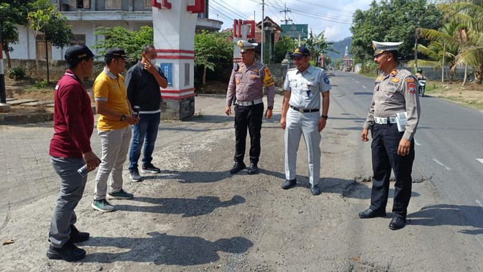 Satlantas Trenggalek melakukan pemetaan dengan stakeholder untuk mengurangi resiko kecelakaan