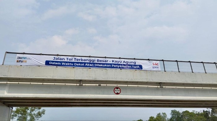 Tarif Tol Terbanggi Besar-Kayu Agung akan naik