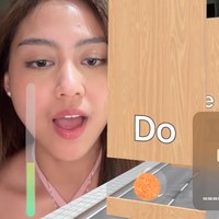 Hampir sama seperti Andien dan Yura, Sisca Saras juga berhasil menyelesaikan tantangan tersebut dalam 1 tarikan napas. Tak butuh waktu lama, Sisca berhasil melewati setiap lubang dengan mulus sambil menyanyikan nada dasar hingga tinggi. Foto: TikTok