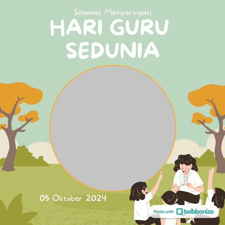 Twibbon Hari Guru Sedunia 2024
