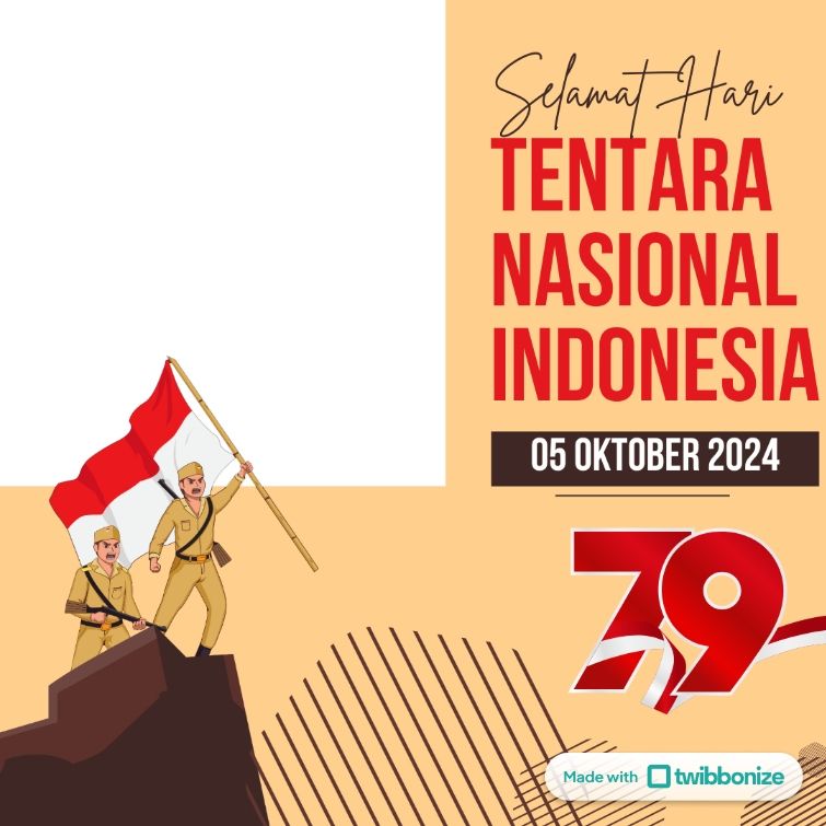 Twibbon HUT ke-79 TNI 2024