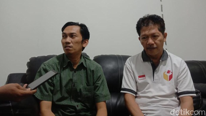 Anggota Bawaslu Sulsel, Abdul Malik (kiri) dan Saiful Jihad (kanan).
