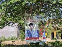 Baliho Pathul-Nursiah Diduga Sengaja Dirusak OTK