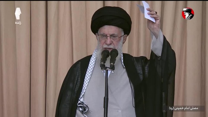 ISRAEL-PALESTINIANS/IRAN-LEADER-UPDATE 9307WD-ISRAEL-PALESTINIANS_IRAN_LEADER_UPDATE_O_