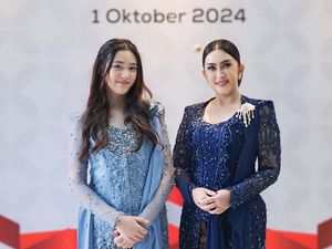8 Potret Nafa Urbach Cantik Berkebaya di Pelantikan DPR, Putrinya Curi Atensi
