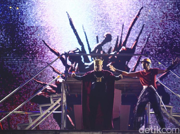 Pertunjukan Rock Opera Ken Arok Hibur Penonton di Synchronize Fest 2024