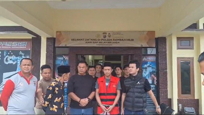 Tahanan yang kabur, Andi Saputra, usai ditangkap kembali (