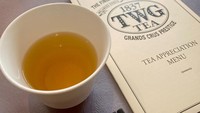 Pertama, dibuka dengan menghadirkan Follow Me Tea yang rasanya ringan dengan aroma fruity nikmat. Jenis teh yang digunakan berupa teh hijau dengan campuran akar ginseng langka dan beraroma nanas yang wangi. Foto: detikfood/dok. Gran Melia