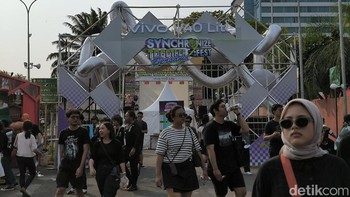 Vivo berkolaborasi dengan festival musik tahunan Synchronize Fest 2024 yang digelar 4-6 Oktober 2024 di Gambir Expo Kemayoran, Jakarta. Foto: Rachmatunnisa/detikINET
