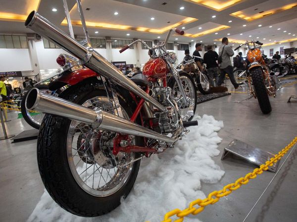 Adu Keren Motor Kustom di Yogyakarta