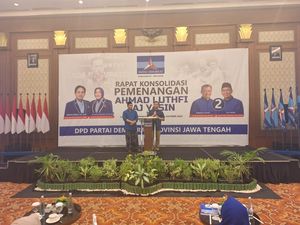 Ahmad Luthfi Kenang Ani Yudhoyono di Rapat Konsolodasi Demokrat Jateng