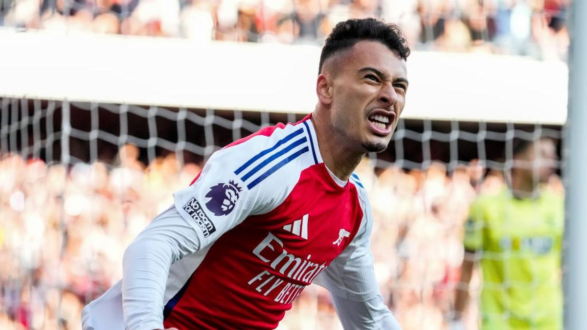 Gabriel Martinelli terus berkontribusi untuk Arsenal. (Foto: Getty Images/Rene Nijhuis/MB Media)