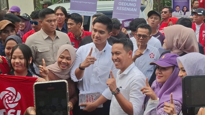 Kaesang Pangarep blusukan bareng Cawallkot Sendi di Bogor