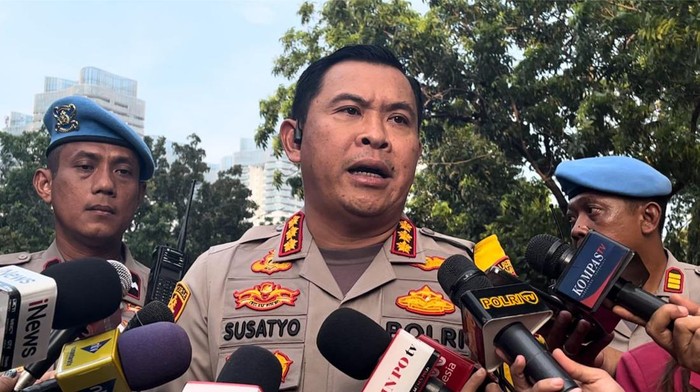 Kapolres Metro Jakarta Pusat, Kombes Susatyo Purnomo Condro menjelaskan pengamanan debat Pilkada DKI Jakarta