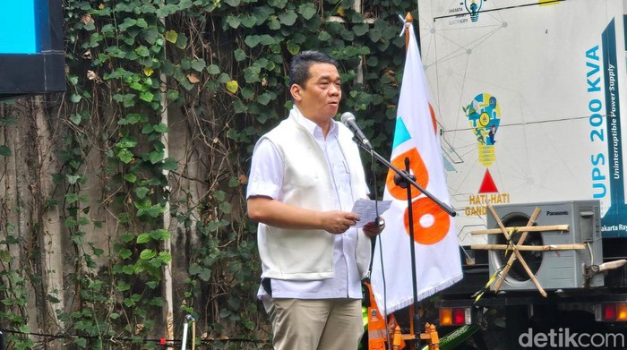 Ketua Tim Pemenangan Ridwan Kamil-Suswono atau RIDO, Riza Patria. (Wildan/detikcom)