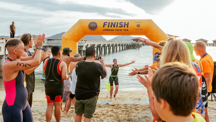 Kejuaraan Open Water Swimming Limbang Tacik Ta’a baru saja digelar, Sabtu (5/10/2024).