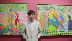 Anak-anak Sandiaga Uno hingga Sosialita Hadiri Pameran Pelukis Autistik