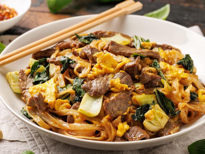 Resep Kwetiau Daging dan Bokchoy
