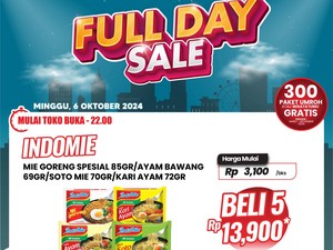 Borong Mie Instan di Transmart Full Day Sale Jadi Lebih Murah