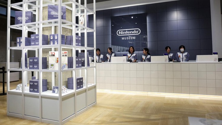 A general view shows the Nintendo Museum during a press preview in Uji, Kyoto Prefecture, western Japan September 25, 2024. REUTERS/Irene Wang