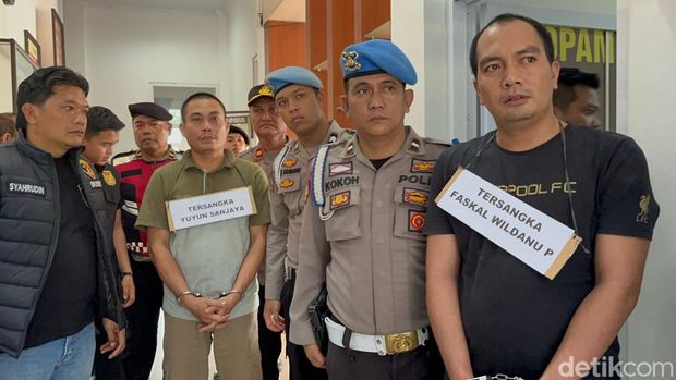Bripka Yuyun dan Brigadir Fascal, tersangka yang tewaskan Ragil Alfarizi.