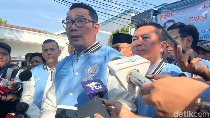 Calon Gubernur Jakarta nomor urut 1, Ridwan Kamil. (Rumondang/detikcom)