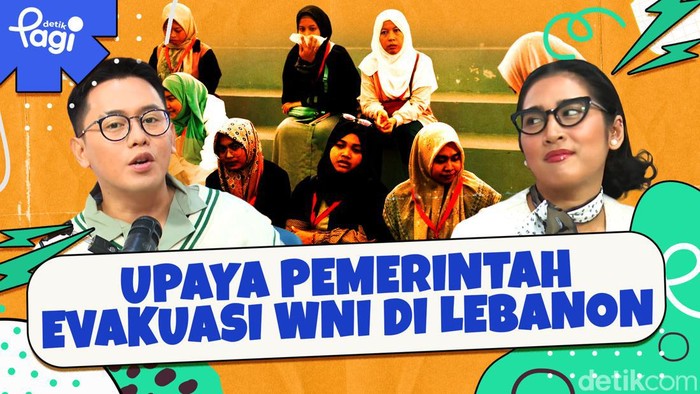 Detik Pagi edisi Selasa, 7 Oktober 2024 membahas Upaya Pemerintah Evakuasi WNI di Lebanon