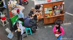Duh, PKL Kuasai Jalur Pejalan Kaki di Jalan Blora Jakpus