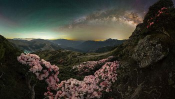 Peraih skor tertinggi Gigapixel Image diraih Ethan Su dari Taiwan. Lokasi: Hehuan Mountain Dark Sky Park, Taiwan Foto: Epson International Pano Awards