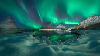 Amateur Photographer of the Year 2024 diraih Diego Manrique Diez dari Spanyol. Lokasi: Senja, Norwegia Foto: Epson International Pano Awards