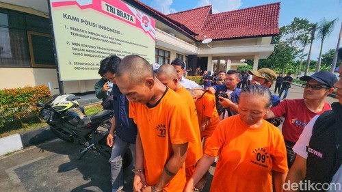 Wajah para pelaku pembunuhan Diki Jaya di Sukabumi