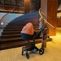 Syahrini sebelumnya juga terlihat berpose dengan stroller Mima Creo Stroller dan membawa tas Hermes seri Birkin yang harganya mencapai miliaran rupiah. Foto: Instagram