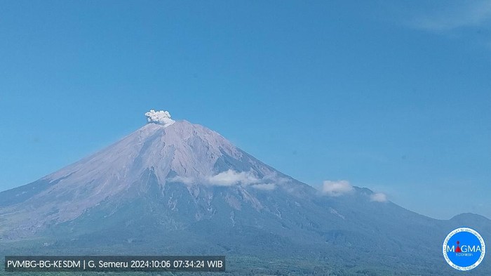 Gunung Semeru Erupsi