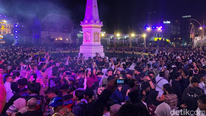 Kemeriahan gelaran WJNC #9 di Kawasan Tugu Pal Putih Jogja, Malam ini