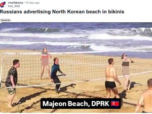Korut Ajak Turis Liburan Berbikini di Pantai, Netizen: Takut Hilang
