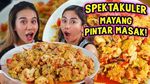 Keren! Gaya Mayang Lucyana Saat Jajan Tteokbokki dan Cokelat