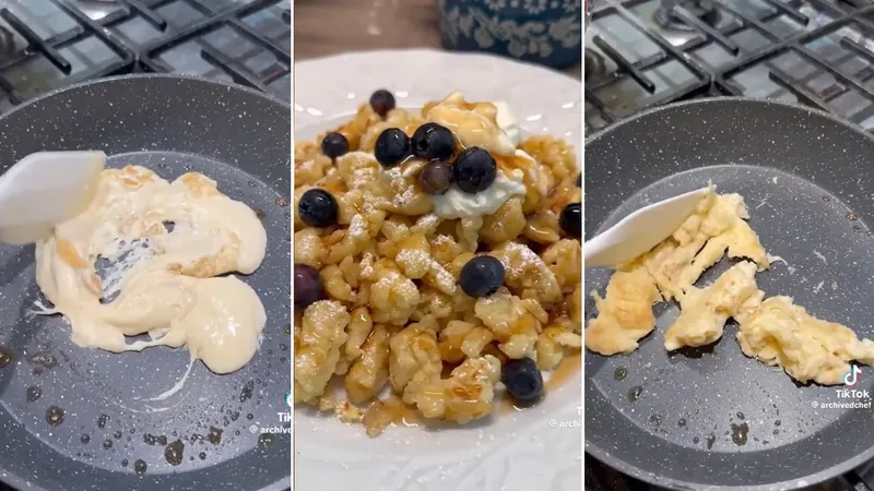 kreasi pancake orak-arik