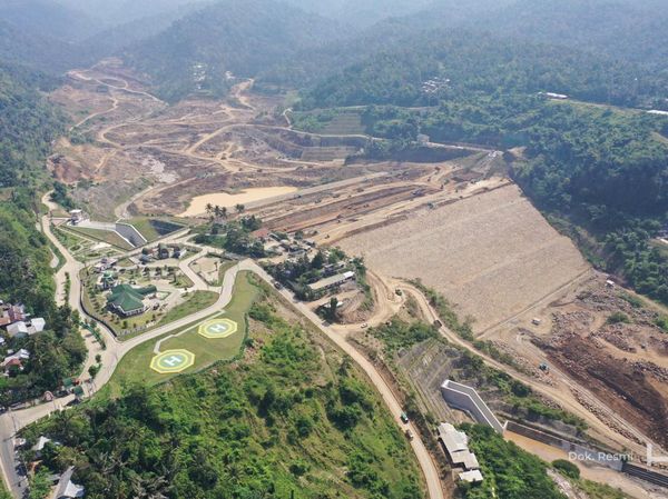 Penampakan Bendungan Meninting di NTB yang Bakal Rampung Akhir 2024