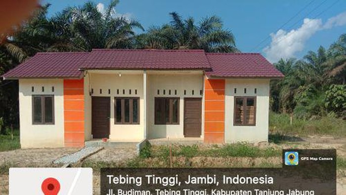 Penampakan rumah di Tebing Tinggi Indah.