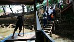 Potret Perahu Eretan di Jaksel, Andalan Siswa Persingkat Jarak ke Sekolah