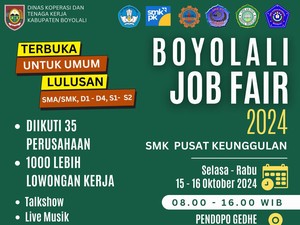 Merapat Lur! Ada 1.000 Lowongan di Boyolali Job Fair, Lulusan SMA Bisa Daftar