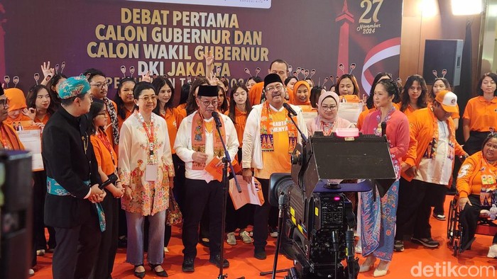 Pramono Anung dan Rano Karno (Adrial/detikcom).
