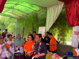 Kampanye di Jakbar, Pramono Janji Lanjutkan Kepgub Penataan Kampung Era Anies
